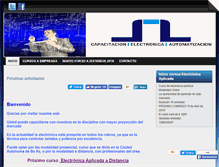 Tablet Screenshot of cursosdeelectronica.com.ar